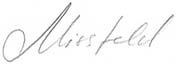 Oxana Missfeld - Unterschrift